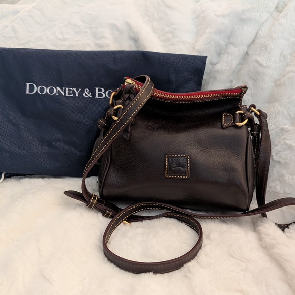Dooney & Bourke Black Crossbody Bag with Red Accents - Picture 13 of 13